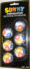 KONFEKTFORMER PAPIR - BALLONGER 100 STK